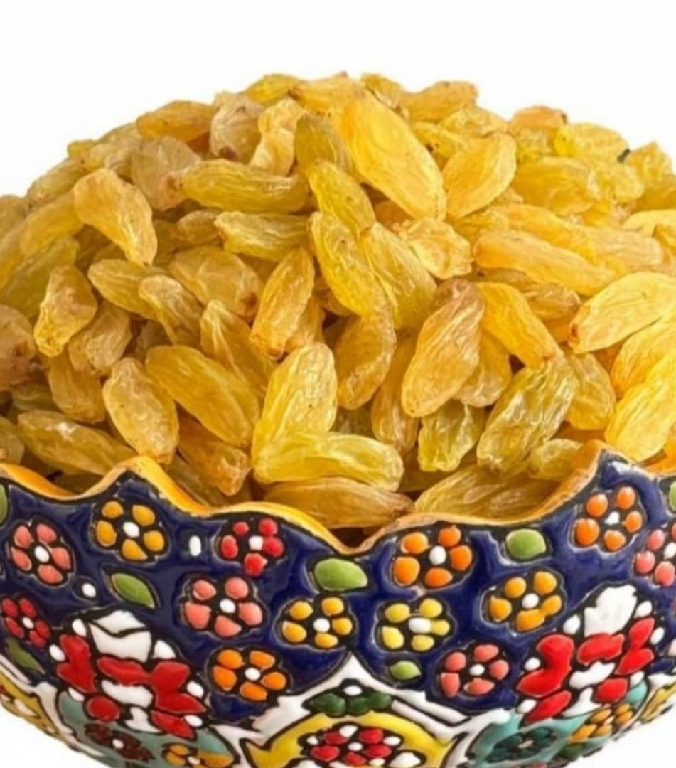 فروش عمده و سود تضمین شده کشمش زرد قلمی کاشمر