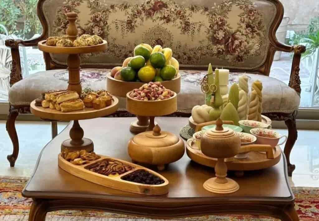 تصویر 2 از ظروف چوبی فانتزی مناسب دکور و پذیرایی شیک