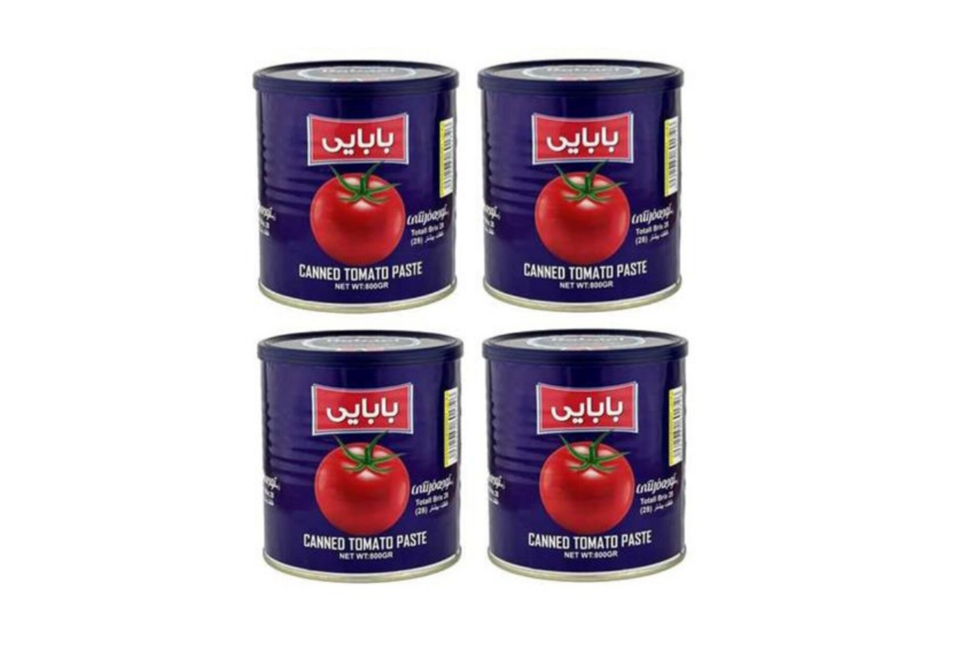 بهترین رب گوجه فرنگی صادراتی ایران بابایی