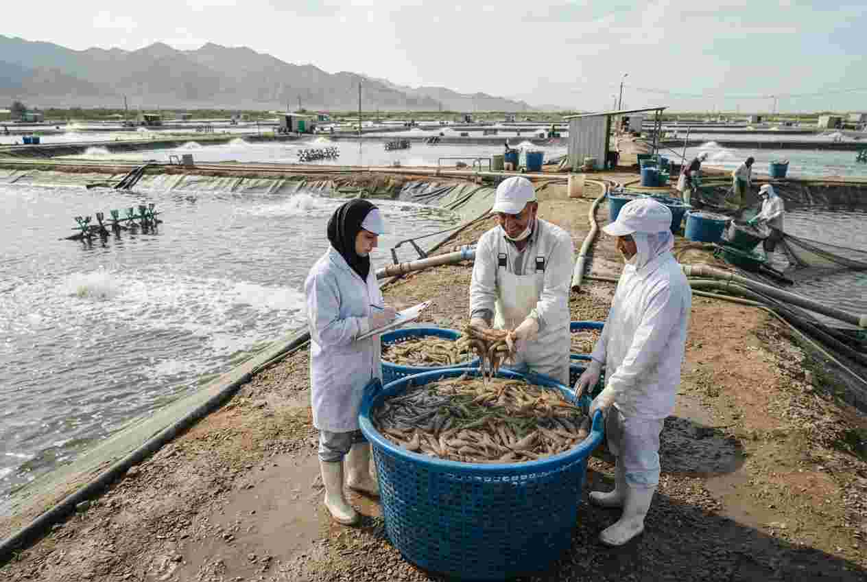 فروش عمده میگو پرورشی و دریایی تأمین مستقیم برای خریداران عمده