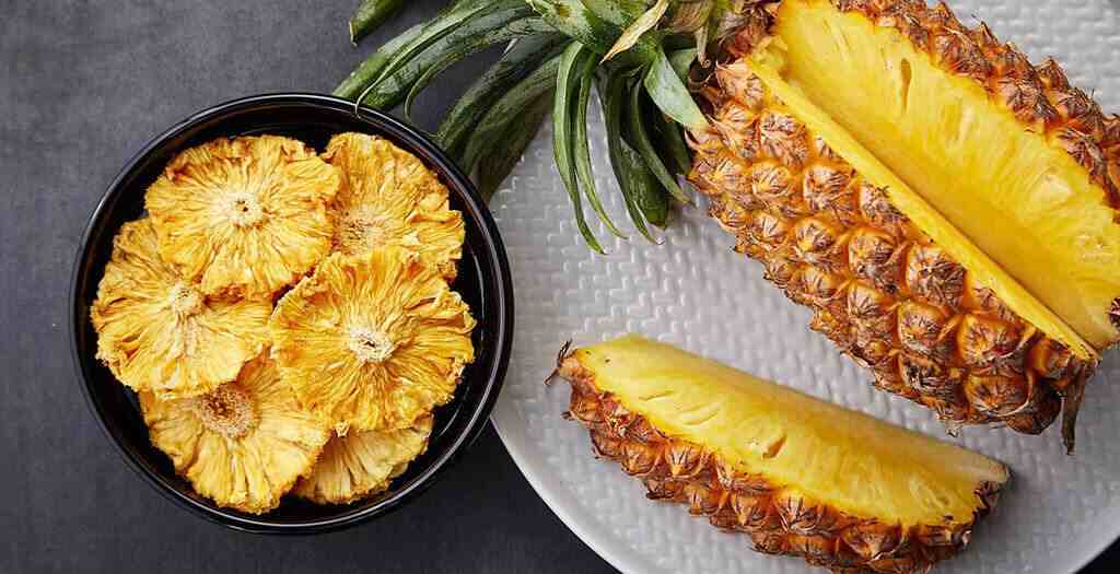 آناناس خشک طبیعی با طعم اصیل و بدون افزودنی