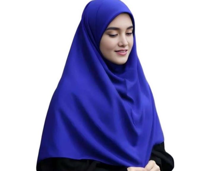 مقنعه رنگی کرپ انتخابی مناسب برای محیط های کاری