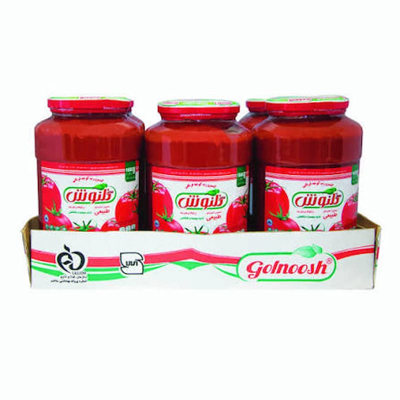 تصویر 3 از رب گوجه فرنگی گلنوش با کیفیت یکنواخت و طعم مطلوب