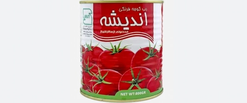 رب گوجه فرنگی اندیشه با استانداردهای کیفی بالا