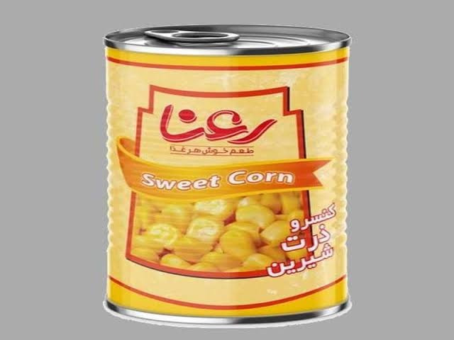 تصویر 2 از کنسرو ذرت رعنا تهیه شده از ذرت مرغوب ایرانی
