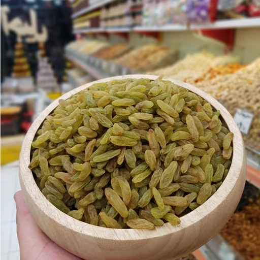 تصویر 2 از کشمش سبز لوکس با رنگ طبیعی و طعم شیرین