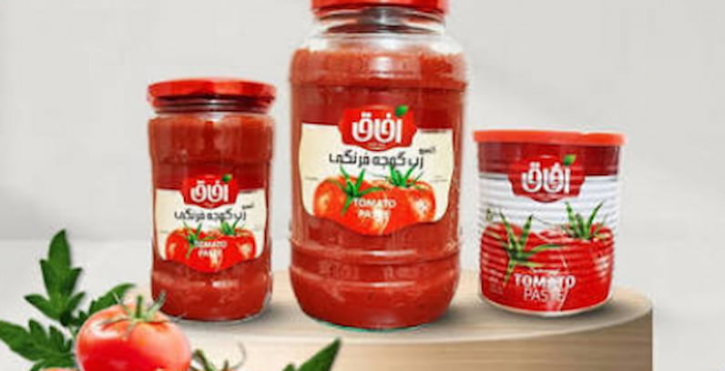 تصویر 4 از رب گوجه فرنگی آفاق با طعم طبیعی و رنگ اصیل