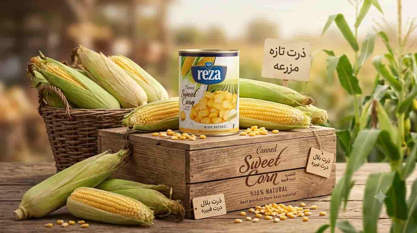 کنسرو ذرت رضا انتخابی ایده آل برای وعده های خوشمزه