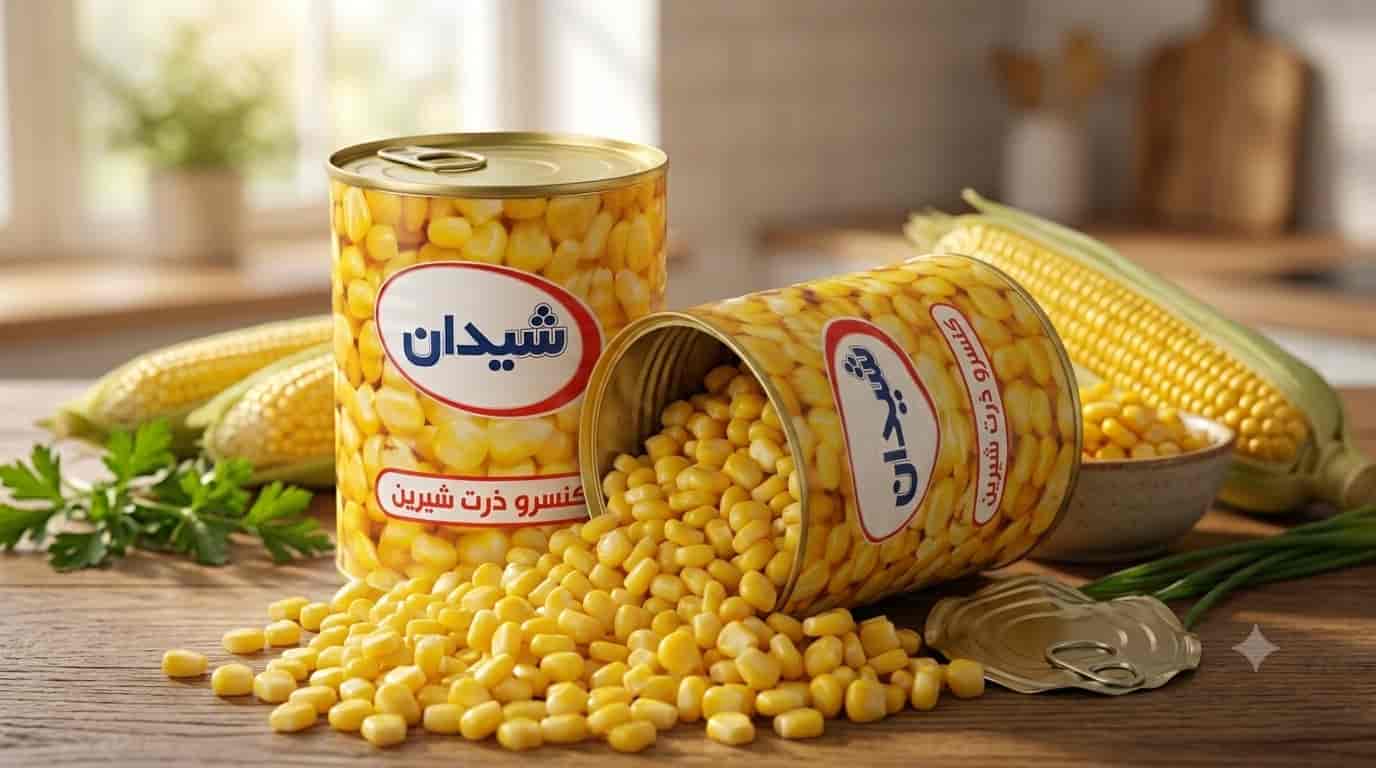 کنسرو ذرت شیدان با طعم دوست داشتنی برای کودکان شیطون