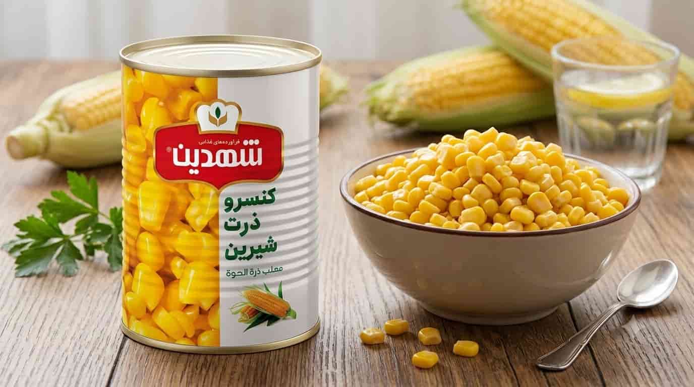 تصویر 3 از کنسرو ذرت شهدین با طعم دلپذیر برای غذای ساده