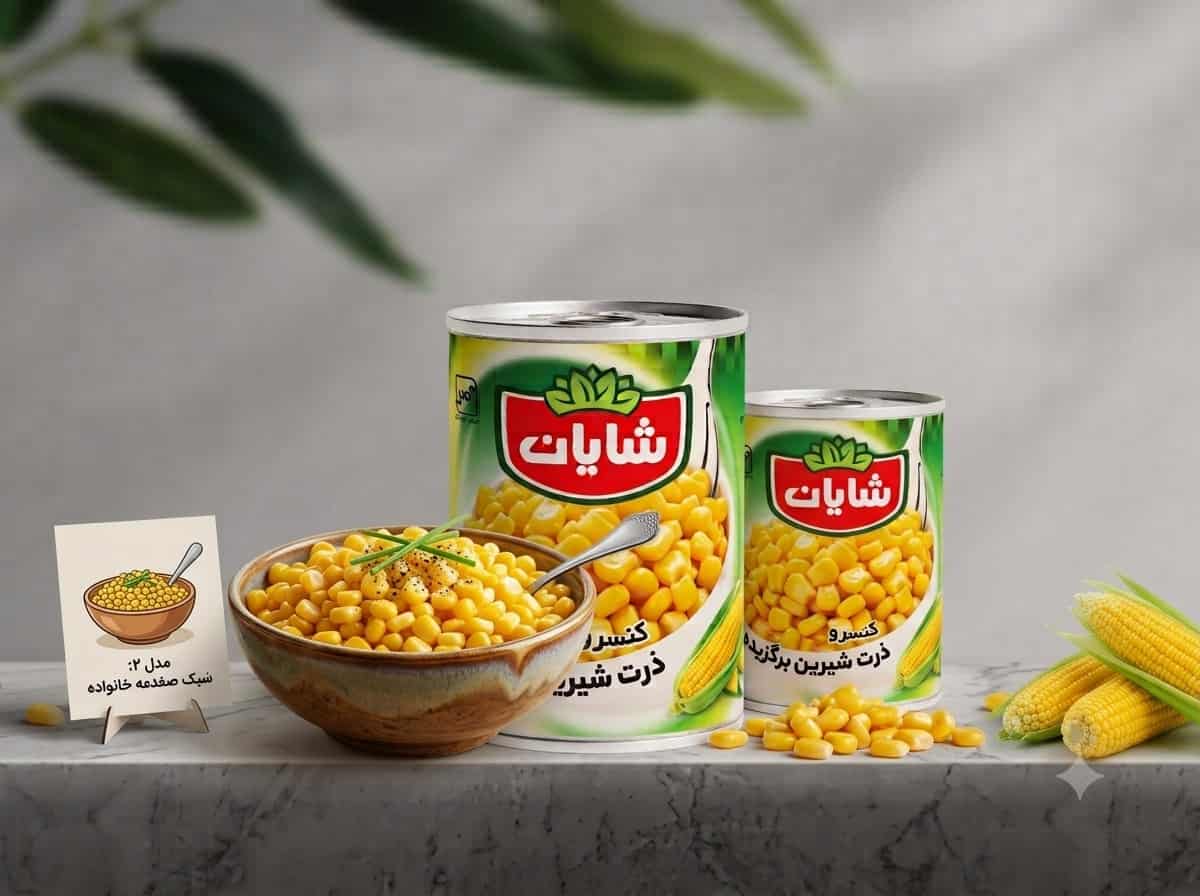 تصویر 4 از کنسرو ذرت شایان انتخابی ایده آل برای آشپزی آسان