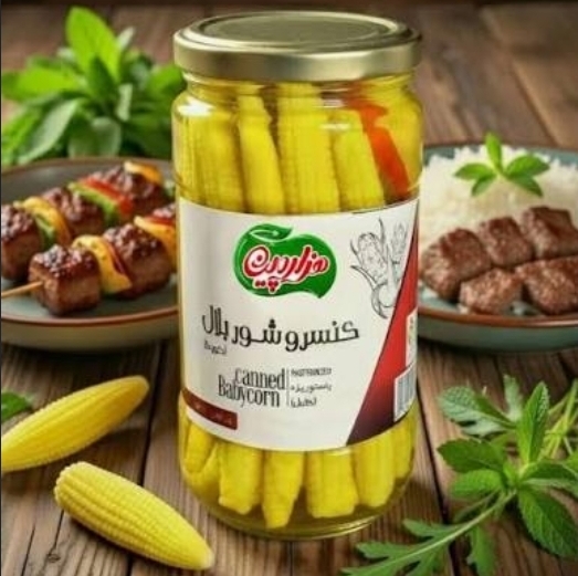 تصویر 2 از کنسرو بچه بلال ترد و خوش طعم + قیمت ارزان
