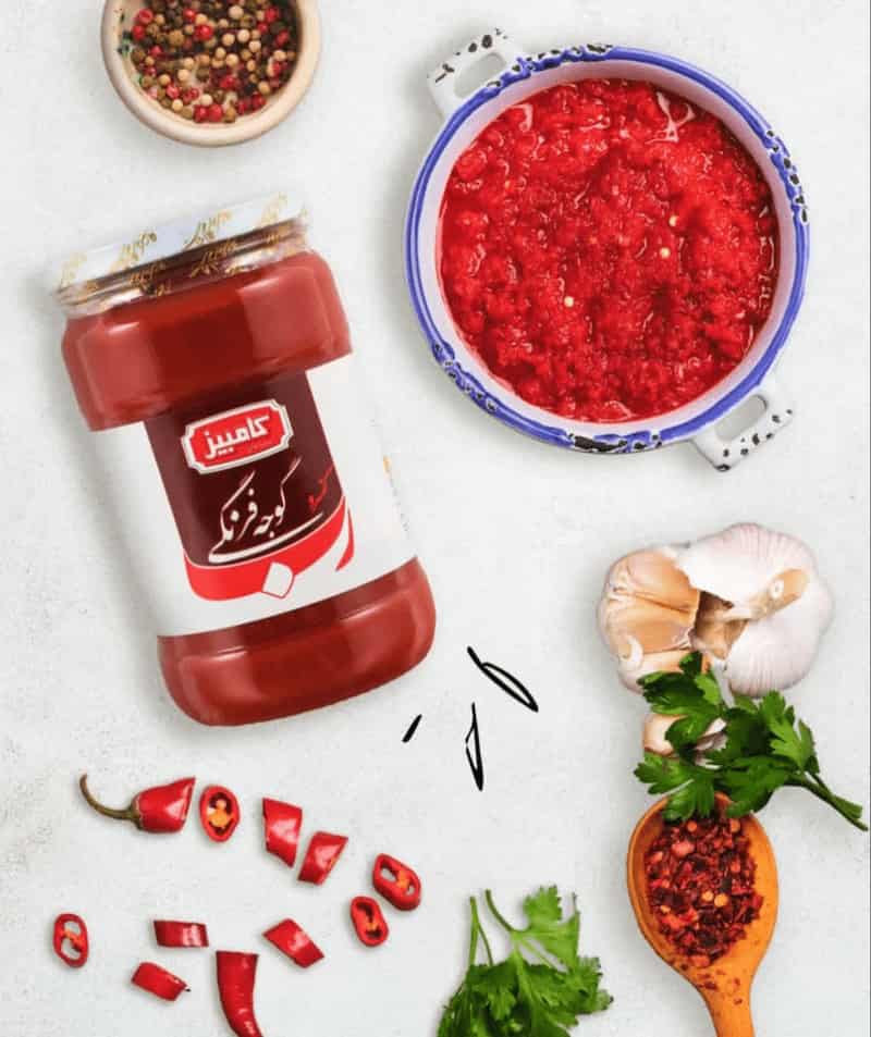 تصویر 1 از رب گوجه فرنگی کامبیز با کیفیت پایدار و ترکیب استاندارد