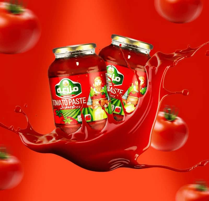 رب گوجه فرنگی مزرعه با کیفیت مطلوب برای مصرف خانواده ها و کسب و کارها