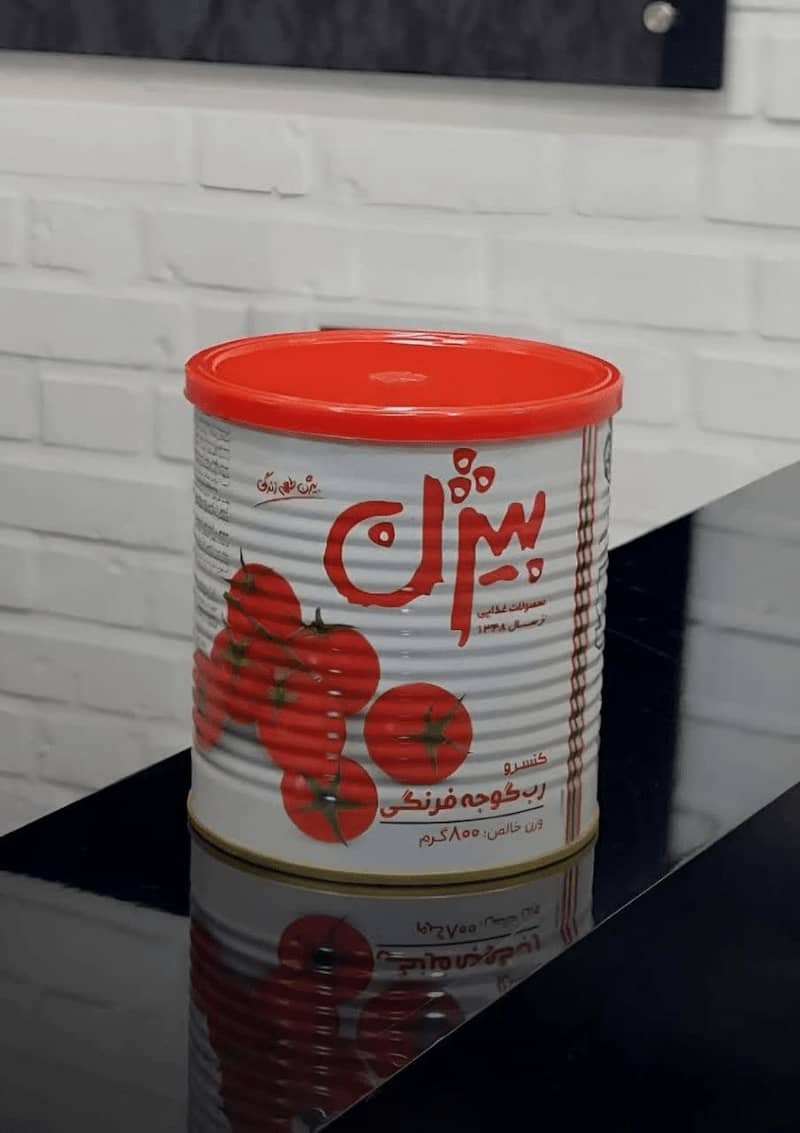 تصویر 1 از رب گوجه فرنگی بیژن انتخابی مناسب برای مصرف آسان و روزمره