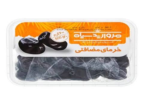 تصویر 1 از خرما مضافتی مروارید سیاه حاصل انتخاب دقیق از خرماهای مرغوب