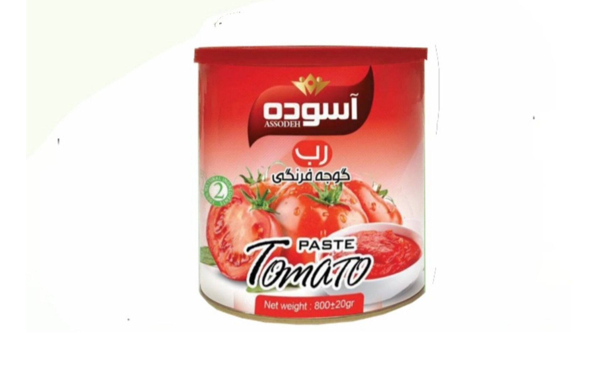 قيمت عمده رب گوجه فرنگی آسوده قوطی ۸۰۰ گرمی