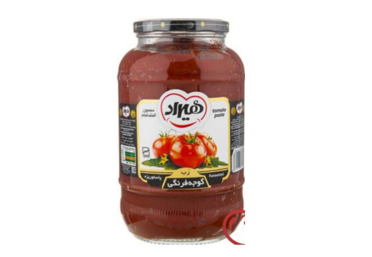 قیمت روز رب گوجه فرنگی هیراد عمده با ارسال سریع از کارخانه