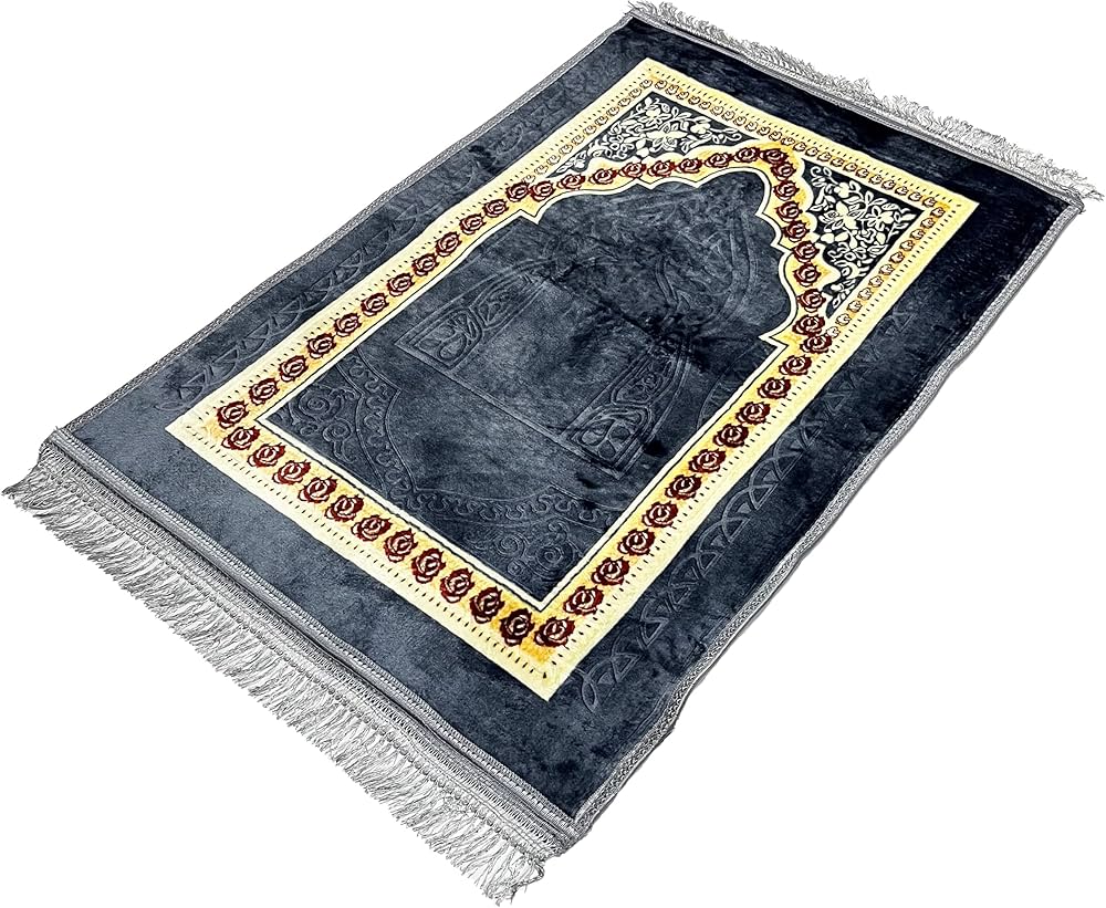 سجاده نماز مخمل طرح سنتی با الیاف مرغوب