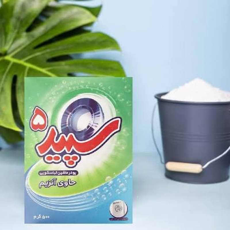 پودر لباسشویی سپید درخششی ماندگار برای لباس‌ های همیشه تمیز