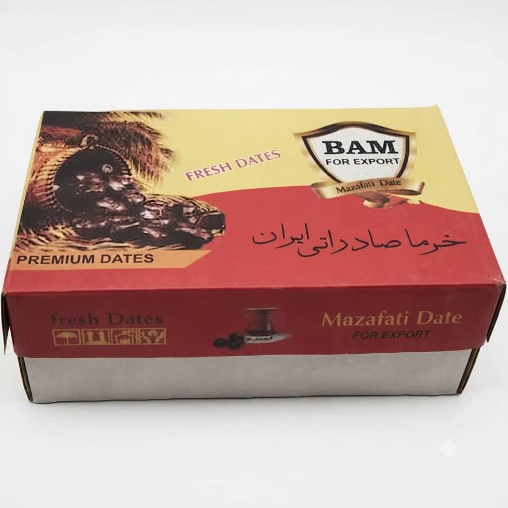 خرما مضافتی بم ویژه پذیرایی با کیفیت ممتاز
