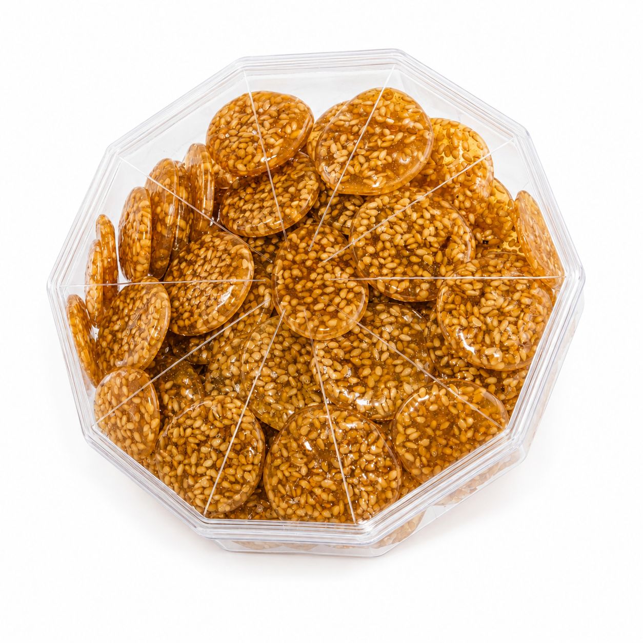 سوهان کنجد عسلی گرد