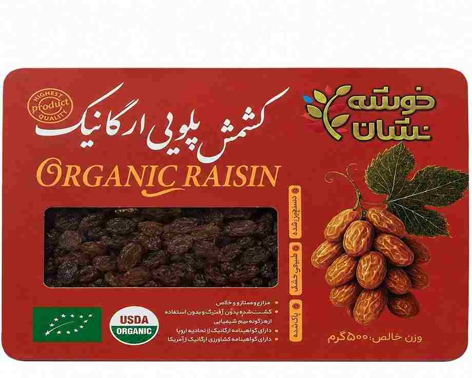 کشمش پلویی خوشه‌ نشان محصولی ممتاز برای مصارف تجاری