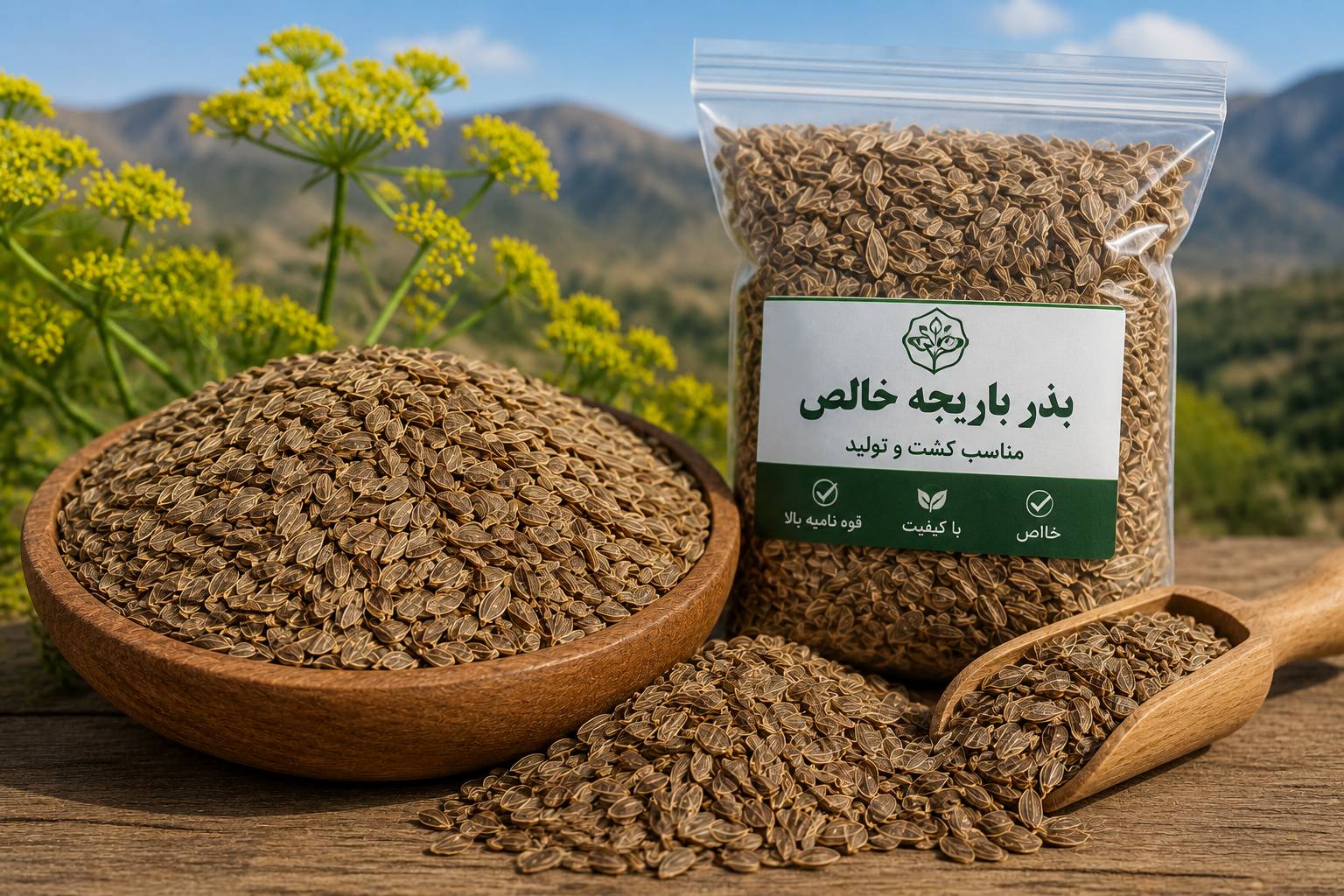 عرضه بذر باریجه خالص