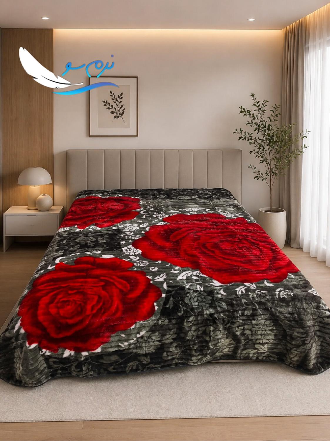 خرید عمده پتو نسیم گلدار یک نفره + قیمت عمده و پخش عمده مستقیم