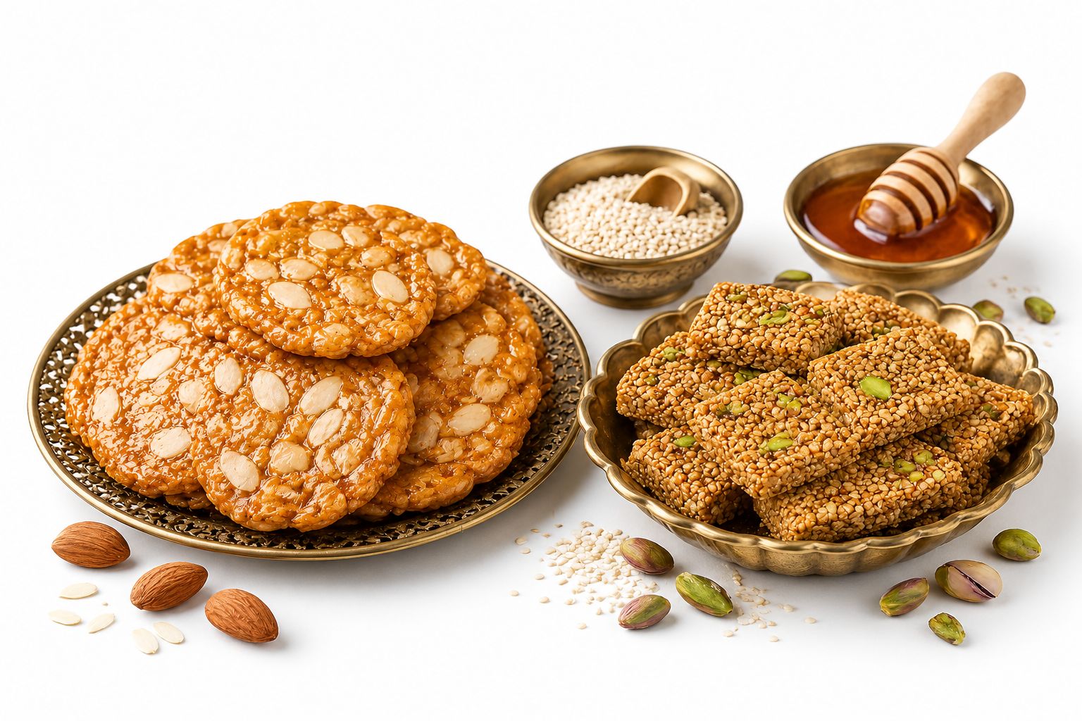 سوهان عسلی بدونه مواد نگهدارنده