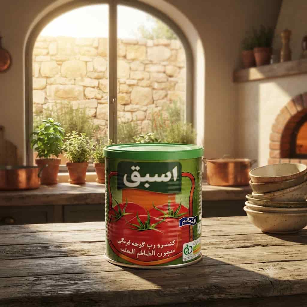 رب گوجه فرنگی اسبق دارای رنگ طبیعی و غلیظ