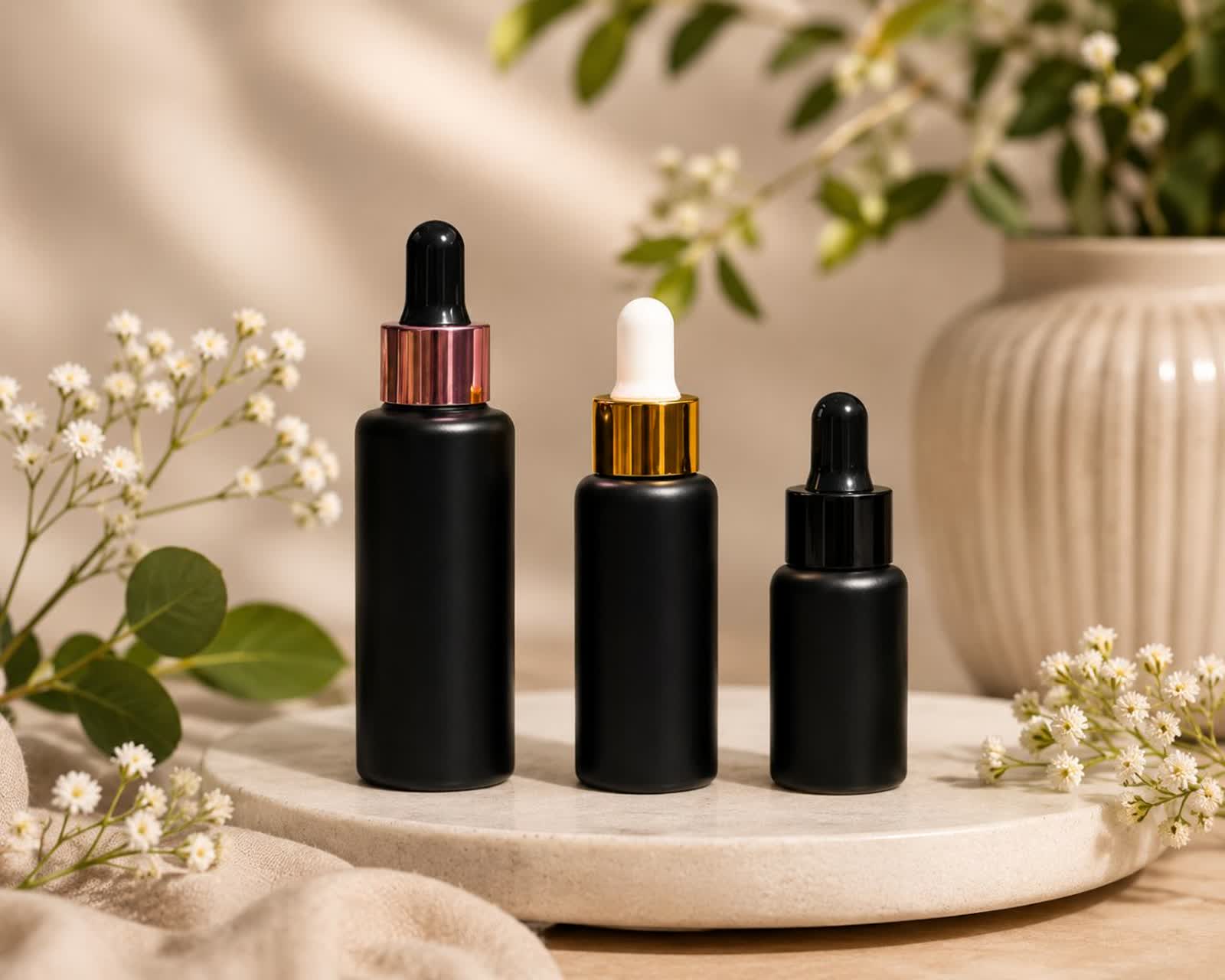 تصویر 2 از بطری قطره چکان دارویی شیشه‌ای؛ اصالت شفافیت،🌷