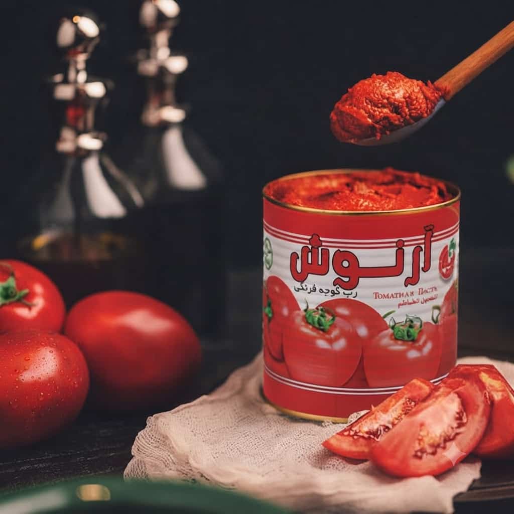 رب گوجه فرنگی آرنوش با فرآوری دقیق و کیفیت پایدار