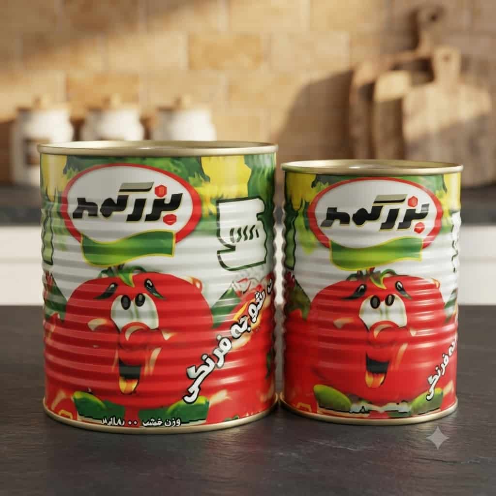 رب گوجه‌فرنگی بزرگمهر با مزه‌ای متعادل و کاربردی