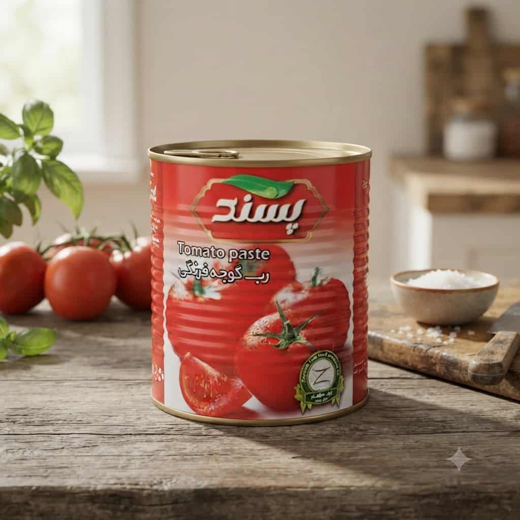 رب گوجه‌فرنگی پسند مناسب تهیه انواع خورش و پلو