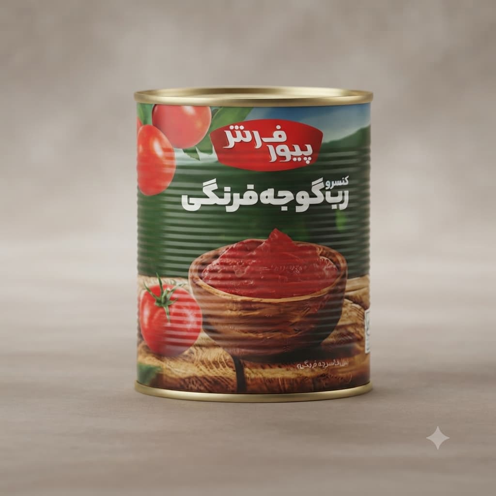 رب گوجه فرنگی پیورز فرش با غلظت فوق العاده و خوشرنگ