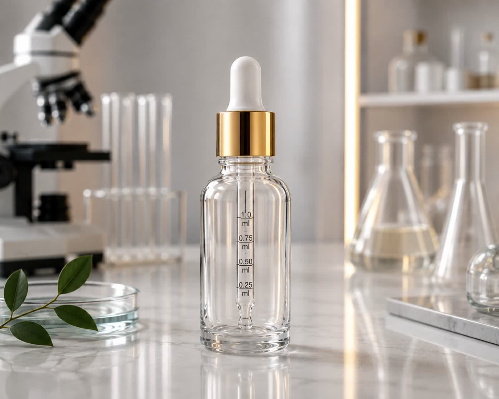 بطری قطره چکان شیشه ای دارویی مدرّج، دقت در مصرف