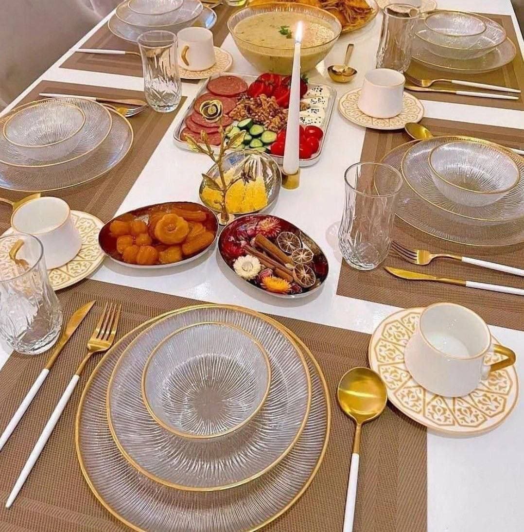 فروش عمده سرویس غذاخوری و پذیرایی ۳۳ پارچه سولو لب اکلیل (نوری تازه)