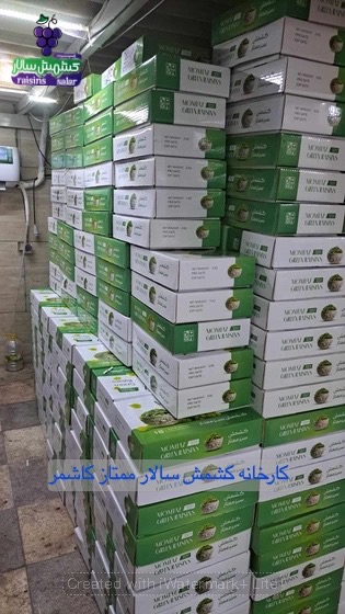 تصویر 5 از کشمش سبز قلمی کارتن ۵ کیلو