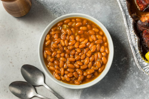 خرید و قیمت کنسرو لوبیا چیتی با قارچ + فروش صادراتی