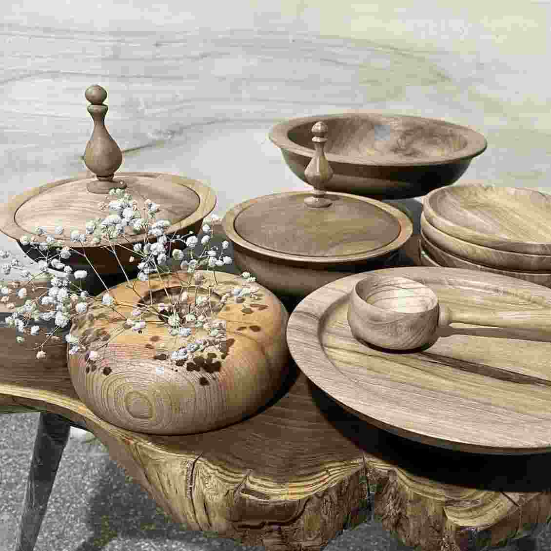 تصویر 4 از سرویس پذیرایی چوبی لوکس