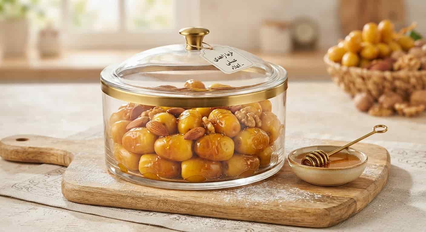 خرما زاهدی عسلی شیرینی سالم برای خانواده