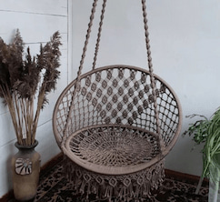 تصویر 2 از قیمت تاب ریلکسی مکرومه بافی