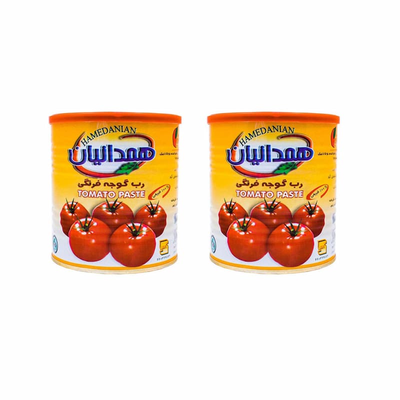 رب گوجه فرنگی همدانیان تهیه شده از گوجه های مرغوب