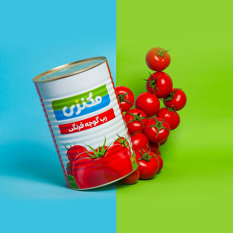 رب گوجه فرنگی مکنزی پرمصرف در بازار مواد غذایی