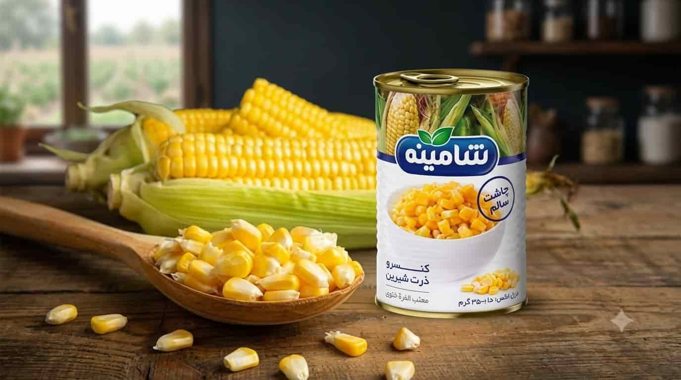 کنسرو ذرت شیرین شامینه محصولی باکیفیت برای تهیه انواع غذاهای خوش‌طعم