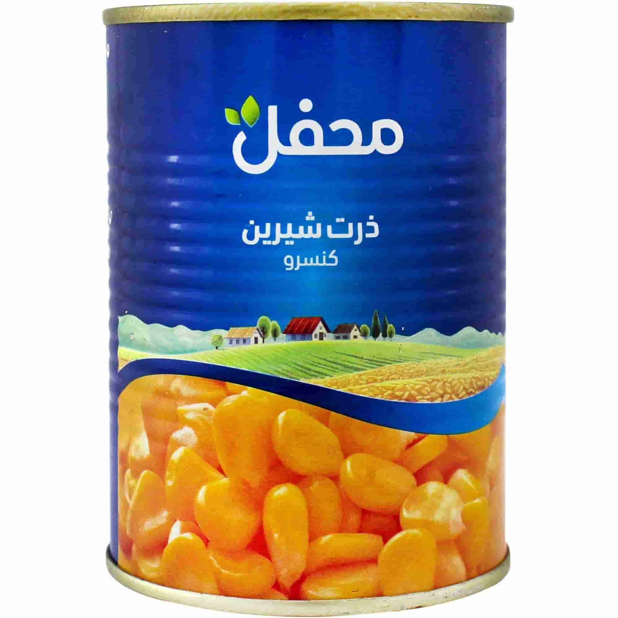 کنسرو ذرت محفل انتخابی هوشمندانه برای آشپزی سریع