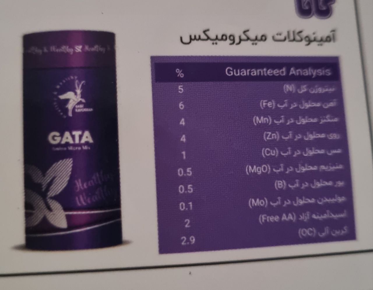 کود میکرو میکس فروش فوق العاد بینظیر