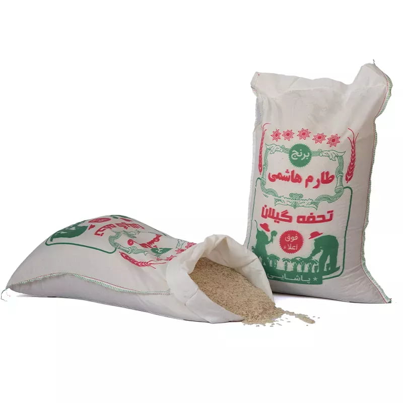 برنج طارم هاشمی درجه یک انتخابی خوش عطر برای آشپزی