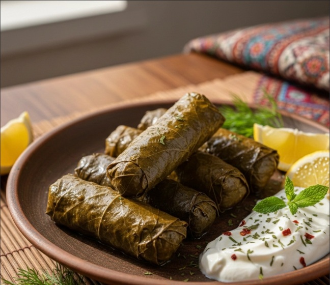 تصویر 5 از برگ مو ۱۸۰ گرمی + برگ انگور باکیفیت مناسب تهیه دلمه